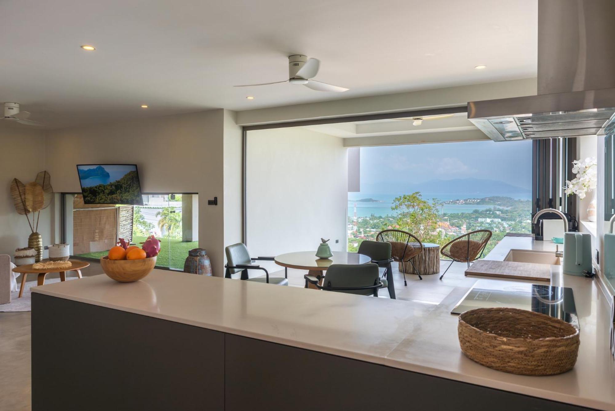 Charming 1br Baya Sea View Leilighet Choeng Mon